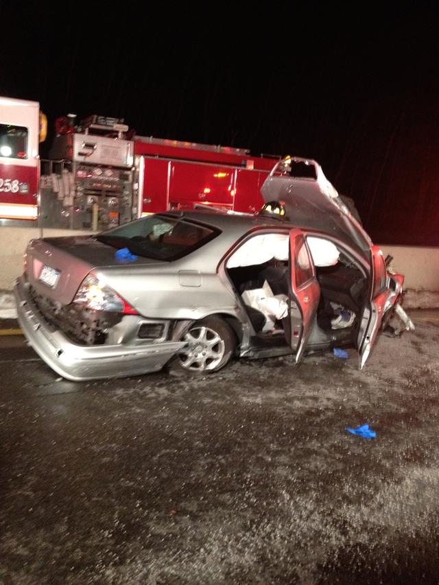 Taconic State Pkwy Accident Jan., 2013